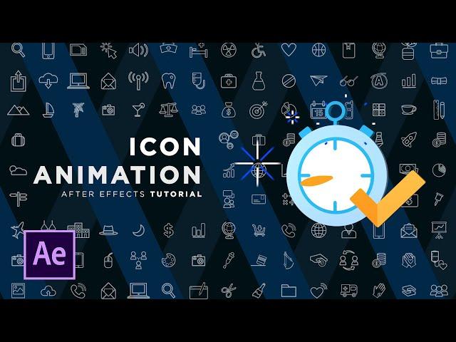 3 Icon Animation Techniques in After Effects | Motion Graphics Tutorial