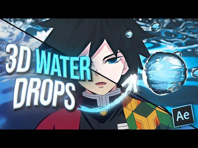 3d Water Particles / After Effects AMV Edit Tutorial