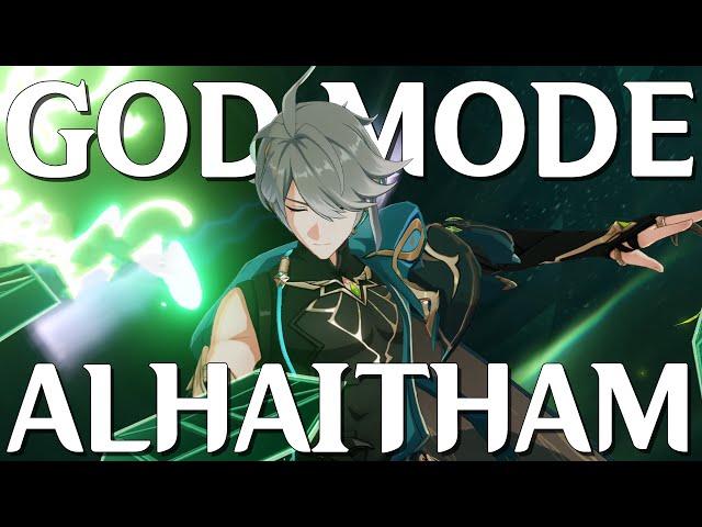 GOD MODE ALHAITHAM! Better Than I Expected! (Genshin Impact)