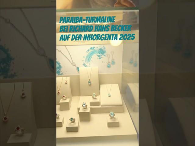 Einzigartige Schmuckstücke aus Paraiba-Turmalinen bei Richard Hans Becker auf der Inhorgenta 2025