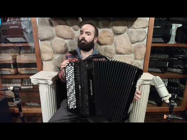 SCANEXTREMEX - Scandalli Extreme X C System Convertor Chromatic Button Accordion LMMH 107 120 $36999