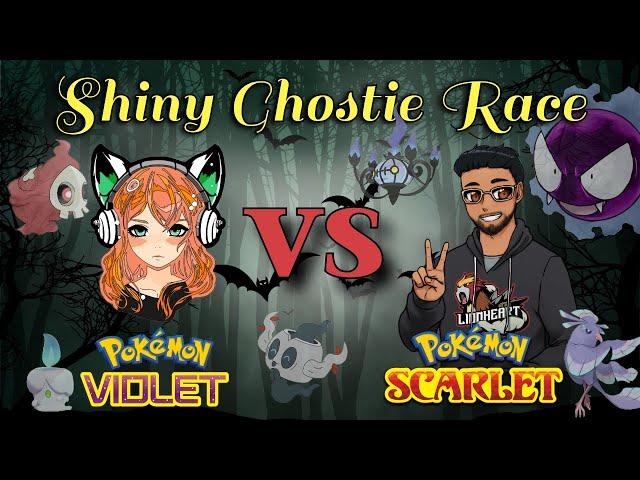  LIVE: Shiny Ghost Race w/ @emberzpainter || Pokémon Scarlet and Violet #shorts