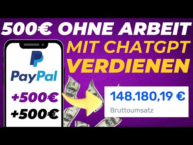 500€ OHNE ARBEIT mit ChatGPT verdienen (Neue Methode) PASSIVES EINKOMMEN mit GUMROAD aufbauen