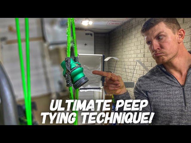 Best Way To Tie In A Peep Sight!? | Bowmar Bowhunting |