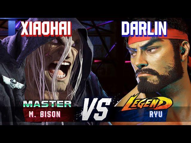 SF6 ▰ XIAOHAI (M.Bison) vs DARLIN (Ryu) ▰ High Level Gameplay