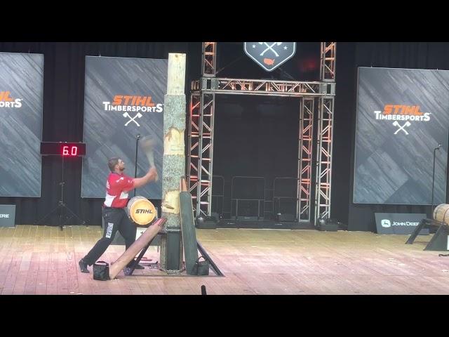 My cuts in Semi-Finals Pool A for the Stihl Timbersports Series Championships