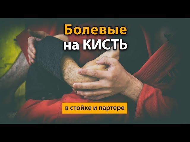 Болевые приемы на кисть в партере и в стойке: Бразильское Джиу-Джитсу