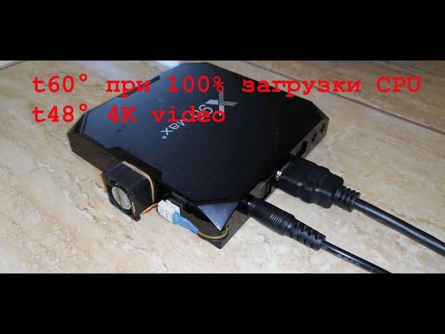 Качественное охлаждение, tv box, тв приставки (x96max+)