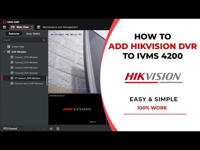 [UPDATE] How To Add Hikvision DVR In IVMS 4200