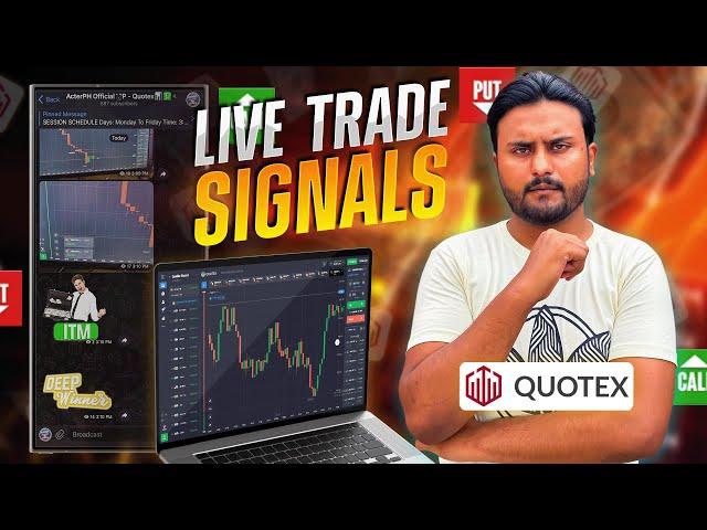 How to live signal in quotex | Quotex telegram signals | Quotex live trading strategy