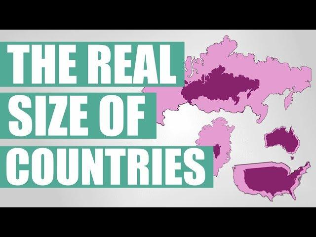 The Real Size Of Countries