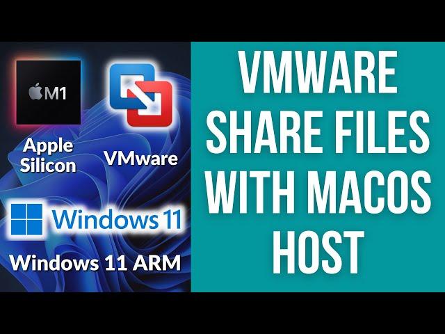 How To Share Files Between VMware Fusion Windows 11 ARM Guest And macOS Host No Tools