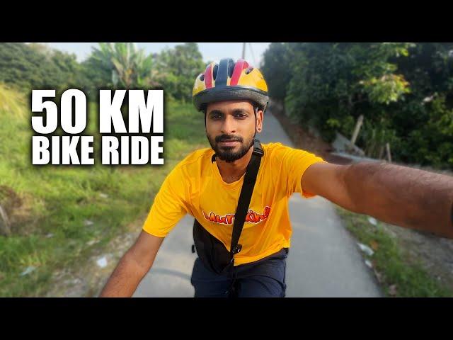 I rode a bike for 50KM!