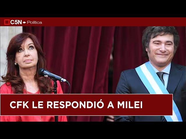 CRISTINA le HABLÓ a MILEI: "LE CORTASTE LA CABEZA a la HIJA DE MINGO"