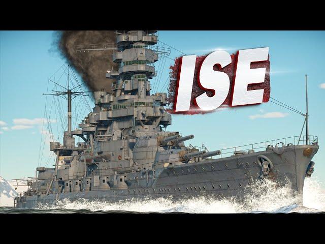 Японский линкор "IJN Ise" в War Thunder