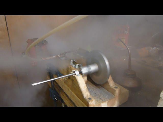 Running the Steam Engine at Higher Pressure with New Pressure Relief Valve