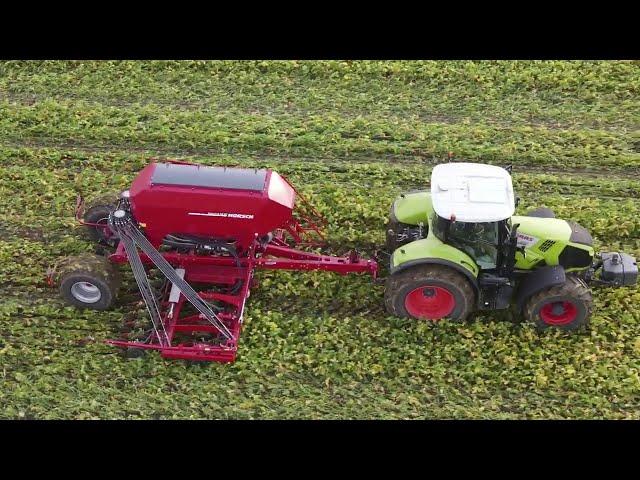 Horsch Avatar 6.16 SD Direct Drill & Claas 850 Axion.