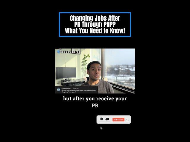 Changing Jobs After PR Through PNP? What You Need to Know!