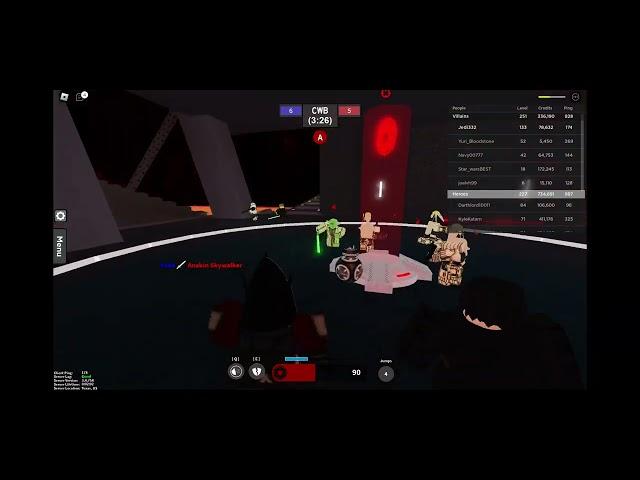 Darth Bane Gameplay Roblox HvV