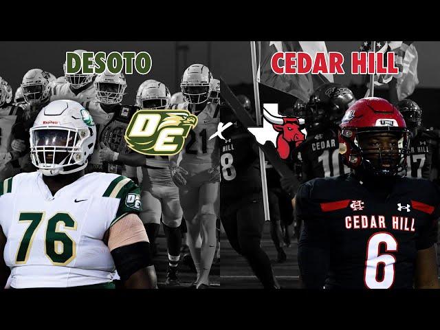 #7 Desoto vs Cedar Hill BATTLE OF THE BELTLINE DFW DISTRICT RIVALRY 2024 Texas High School Football