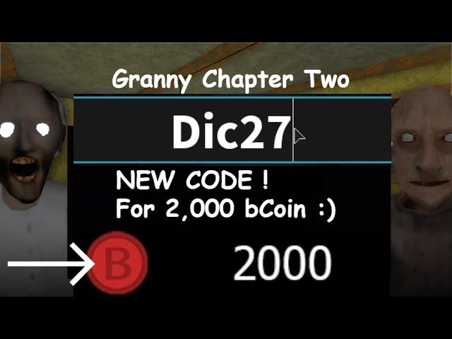 New Code ! | Granny Chapter 2 - Roblox