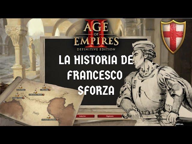 La HISTORIA de FRANCESCO SFORZA - Age of Empires II Definitive Edition