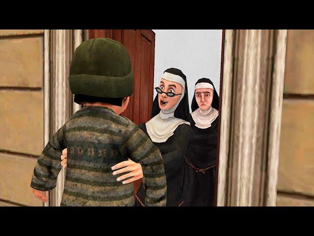 Evil Nun 2 kidnapped a child vs Enda funny animation part 135