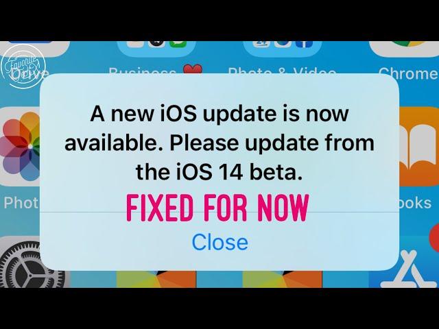 iOS 14.2 beta 4 how to fix New Beta Update Pop Up 