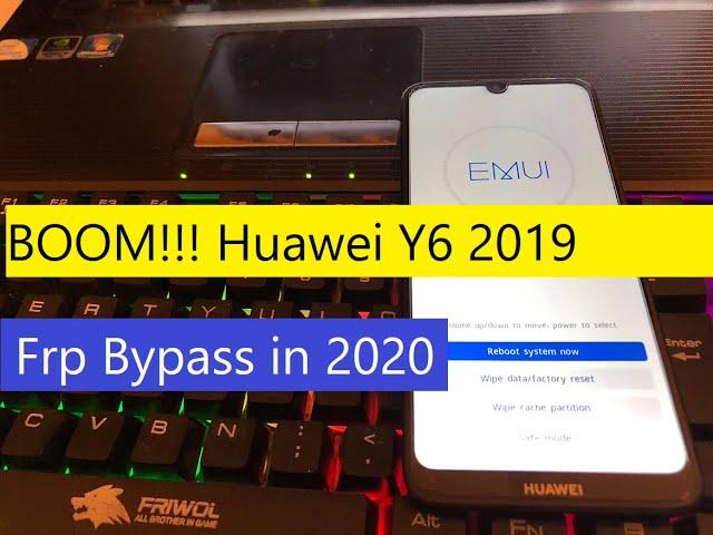 BOOM!!! Huawei Y6 2019 MRD-LX1.Remove Google Account,Bypass FRP. Y6 Prime 2019 Frp Bypass in 2020