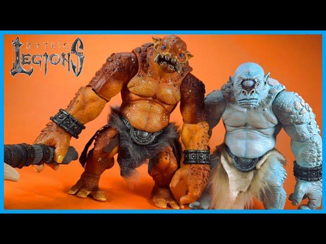 Four Horsemen Studios Mythic Legions All Stars Trolls BRONTUS 2 & ICE TROLL 2 Action Figure Review