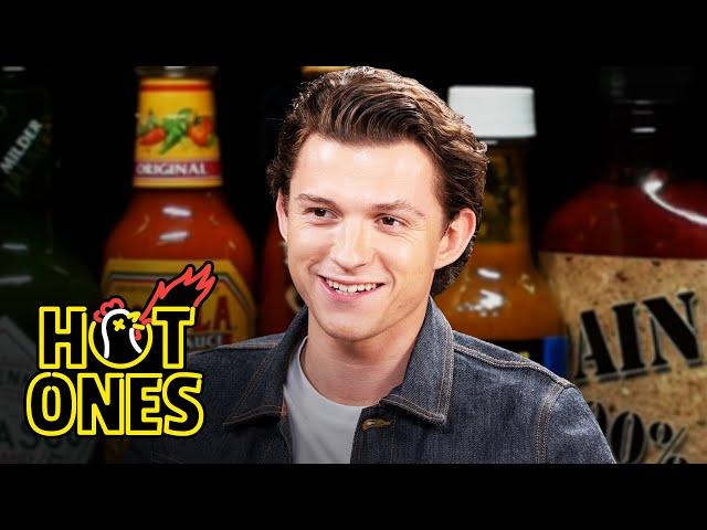 Tom Holland Calls for a Doctor While Eating Spicy Wings | Hot Ones