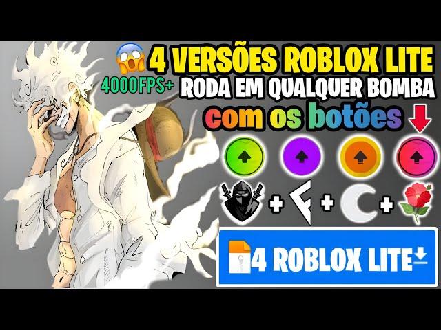 SAIU!! 4 VERSÕES DO ROBLOX LITE, DELTA + FLUXUS + CRYPTIC + CARMESIM ATUALIZADO PELO MEDAFIRE