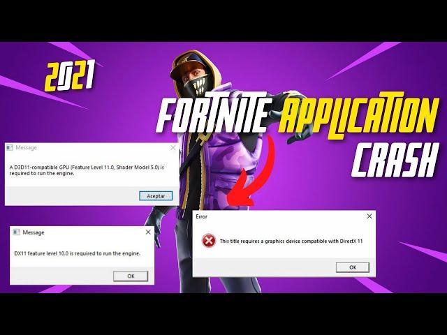 How to fix fortnite application crash | Fix fortnite crashes d3d11 error 