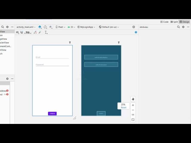 How to View the Design of Main Activity XML File in Android Studio