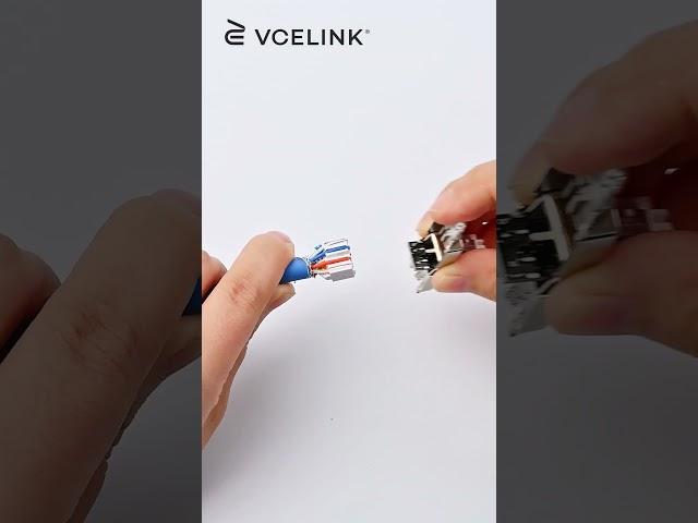 How to terminate a Cat7 field termination plug?#shorts #rj45 #cat7 #rj45connector #tutorial #diy