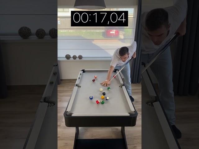Extremely fast billiards clearance mini pool table!  #billiards #minipool