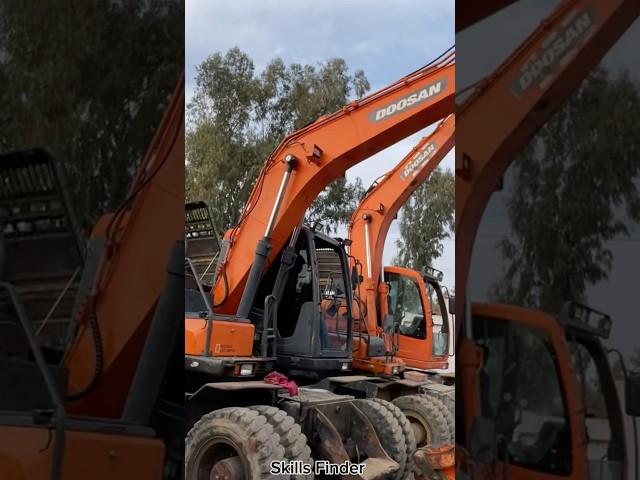 Doosan excavator imported from China #automobile #assembly #mechanic #restoration