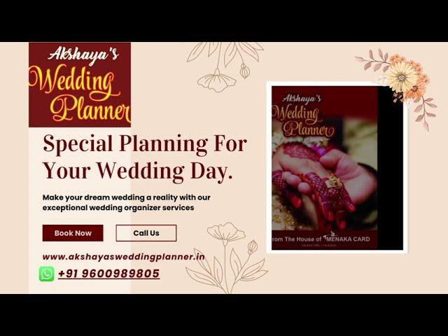 #1 Best Budget Friendly Wedding Planners in Coimbatore. Akshayas Wedding Planners in Coimbatore