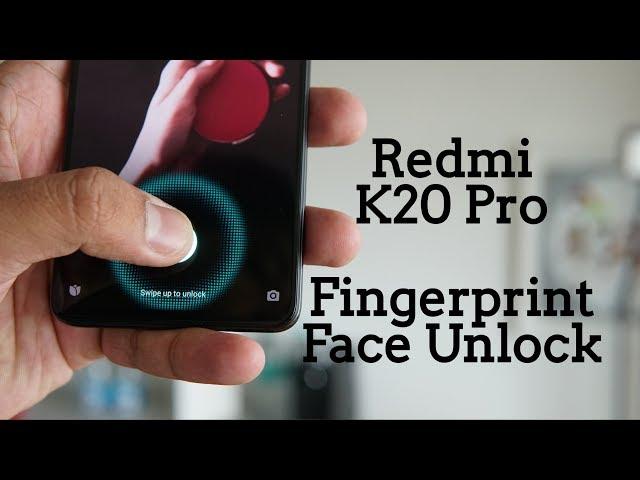 Redmi K20 Pro Face Unlock, In-display Fingerprint Test, Fingerprint Shortcuts - How good is it?