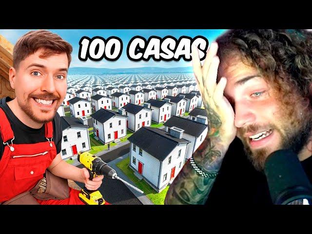 wuant emociona-se com MrBeast "Eu Construí e Doei 100 Casas!"