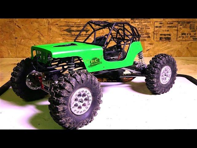 RC ADVENTURES - Black Sheep Customs Bouncer Tube Cage Upgrade for Axial Wraith 4x4