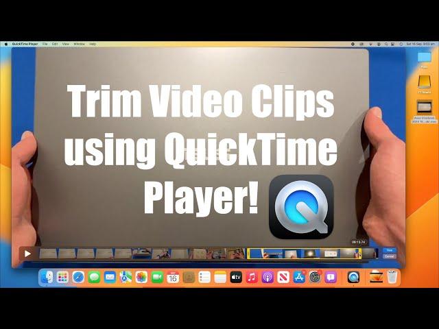 How to Trim Video Clips using QuickTime Player