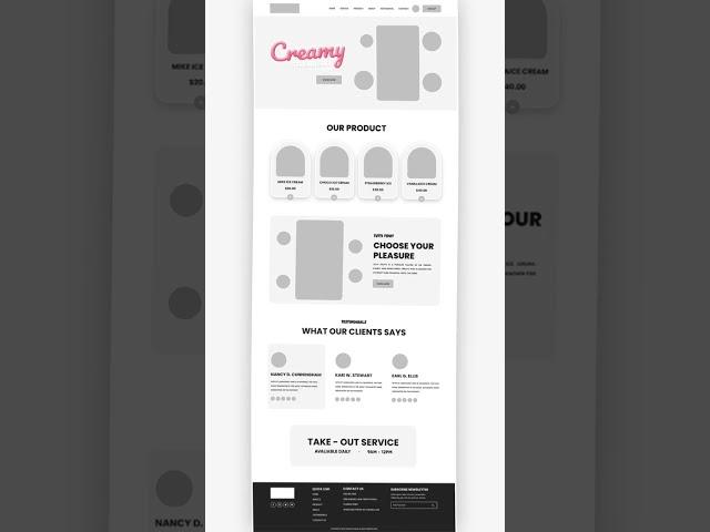 Creamy Ice Responsive Web And Website Design