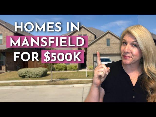 HOMES IN MANSFIELD, TEXAS FOR $500K! | Best DFW Areas to Live in 2024