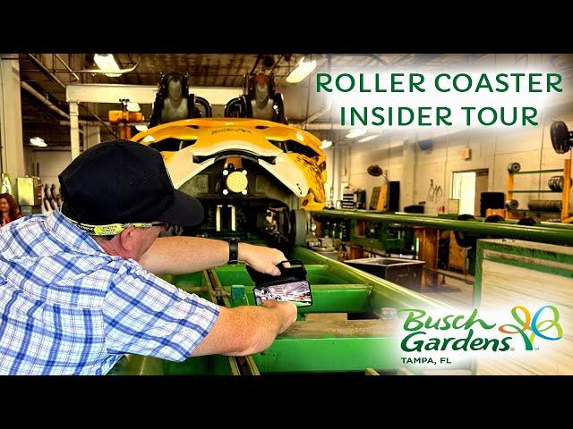 Behind The Scenes at Busch Gardens Tampa Bay! | Roller Coaster Insider Tour