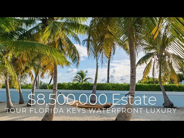 What does $8.5M provide in the Florida Keys? Luxury Waterfront Estate for Sale in Marathon, Florida