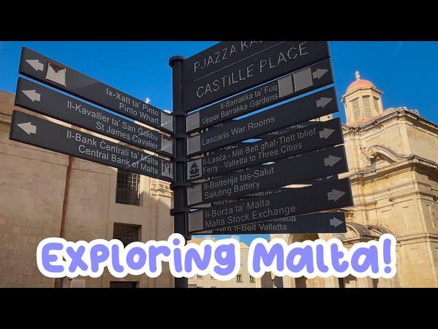 Exploring La Valleta, Malta!  (READ DESCRIPTION)