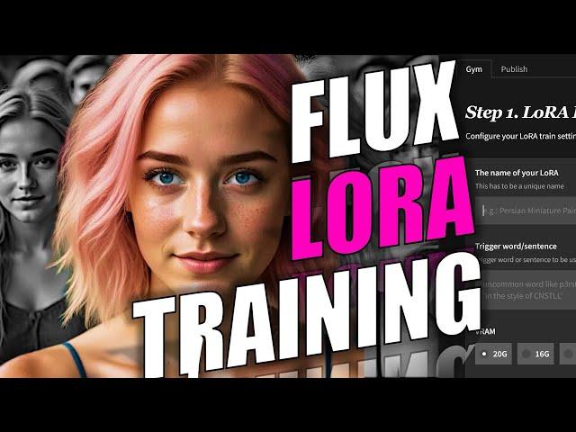 Free FLUX LoRA Training | Easy Ai Influencer LoRA | FluxGym Tutorial