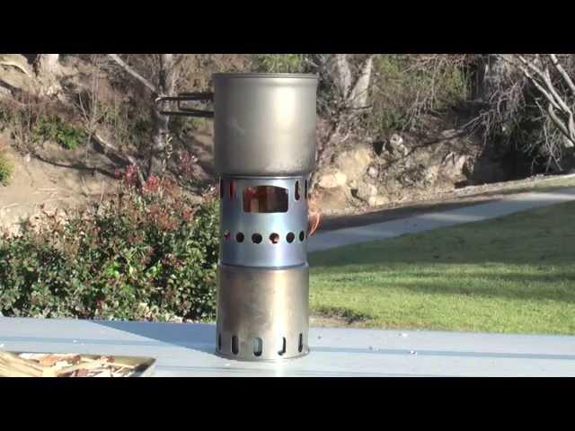 TOAKS Titanium Backpacking Wood Burning Stove