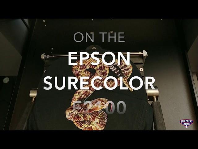 EPSON F2100 - DTG Full Front Cap Printing